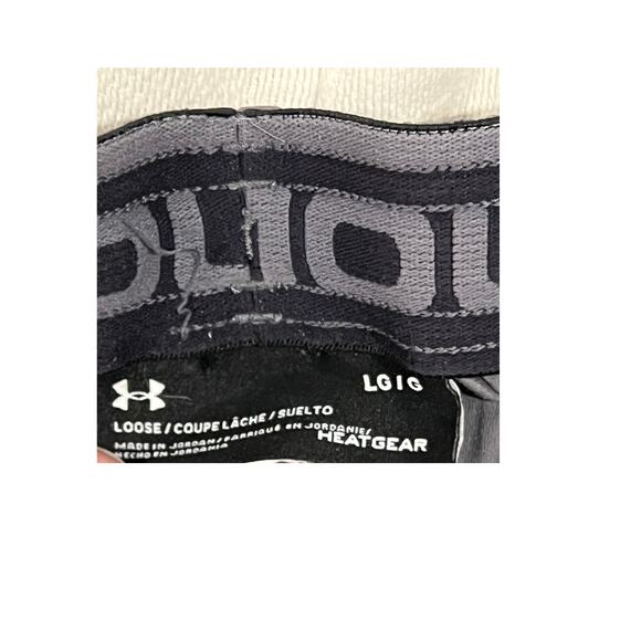 Under Armour Loose Gray Black Running Shorts Mens L - Picture 3 of 3